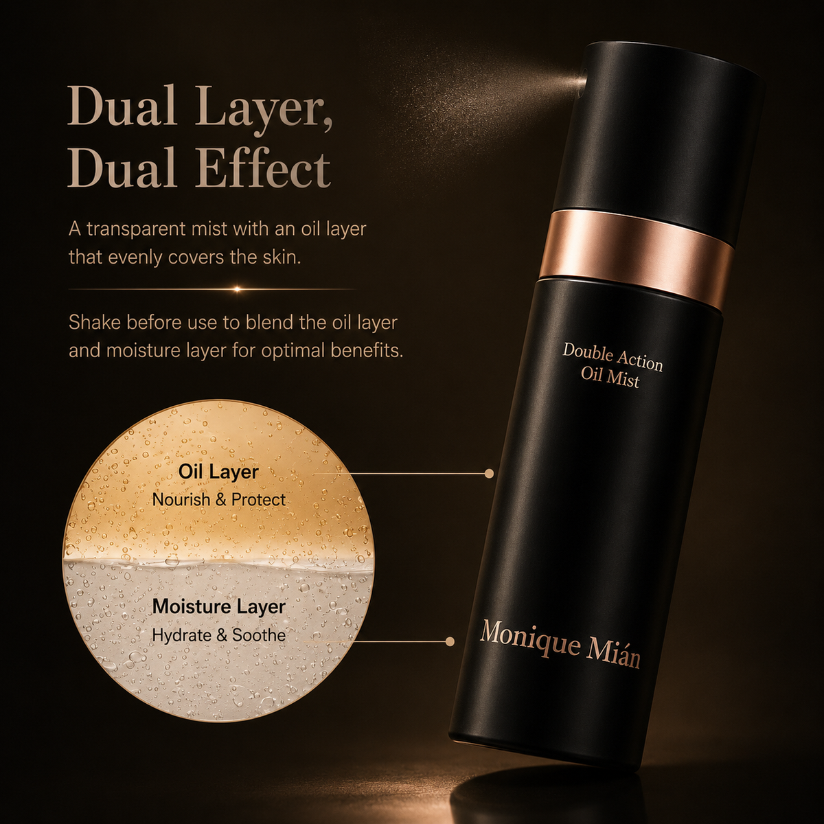 Olio a doppia azione in nebulizzatore 30 ml