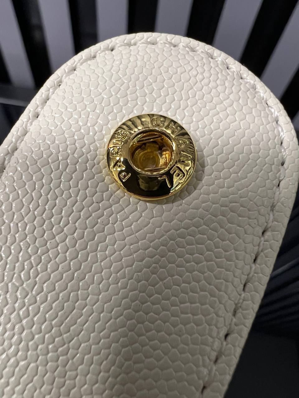 Chanel Pouch - Grained shiny calfskin & gold-tone metal
