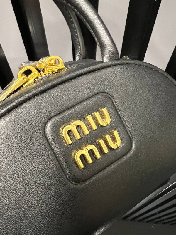 Miu Miu Leather Top-Handle Borsa